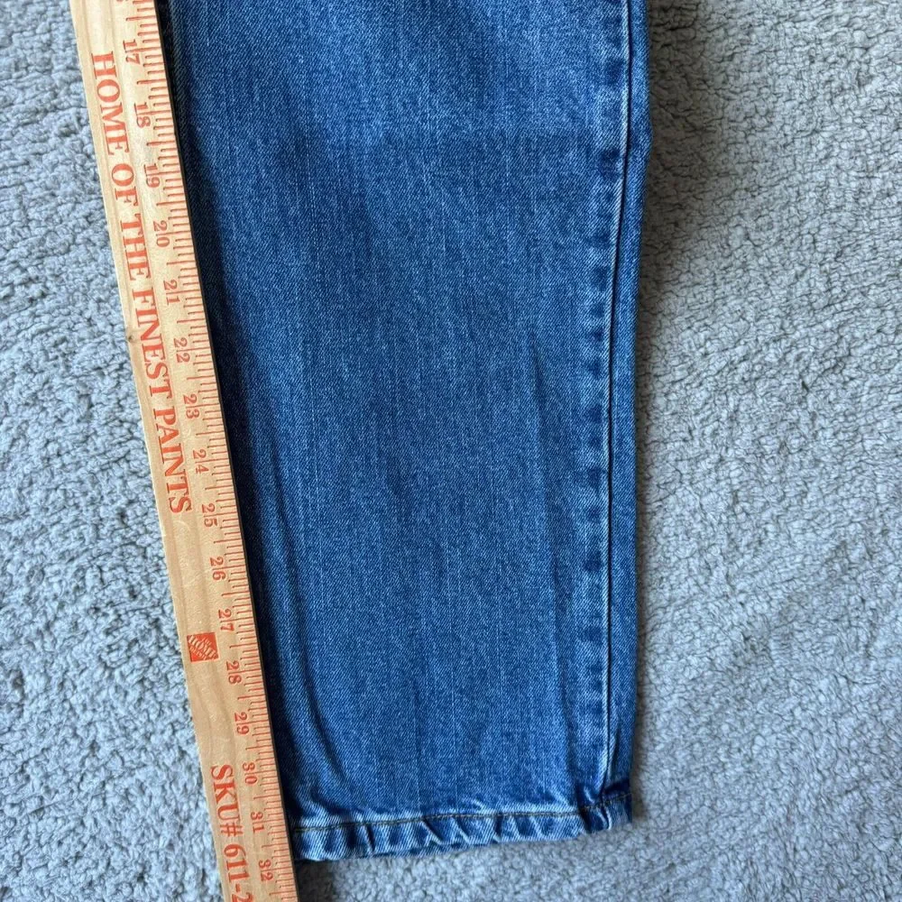 Vintage Arizona Jeans Mens 34x32 Blue Straight Denim Pants Work Outdoor Original